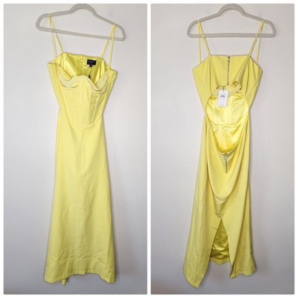 Bardot Limoncello Martini Midi Dress 8 - Picture 3 of 7